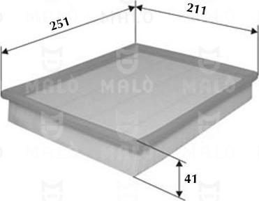 AKRON-MALÒ 1500353 - Повітряний фільтр autozip.com.ua