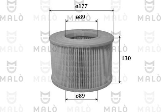 AKRON-MALÒ 1500315 - Повітряний фільтр autozip.com.ua