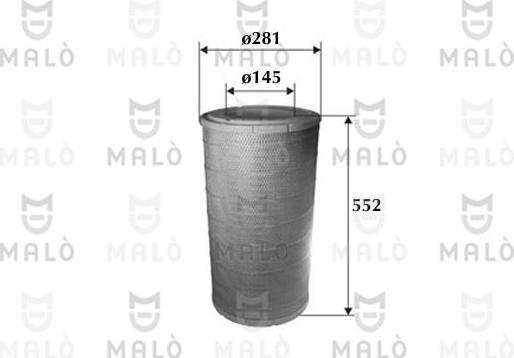AKRON-MALÒ 1500318 - Повітряний фільтр autozip.com.ua