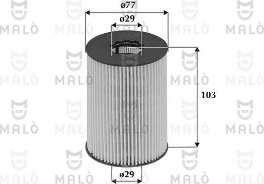 AKRON-MALÒ 1510099 - Масляний фільтр autozip.com.ua