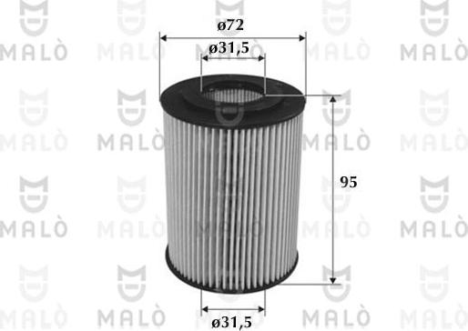 AKRON-MALÒ 1510091 - Масляний фільтр autozip.com.ua