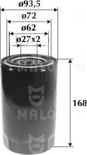 AKRON-MALÒ 1510062 - Масляний фільтр autozip.com.ua