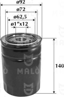 AKRON-MALÒ 1510084 - Масляний фільтр autozip.com.ua
