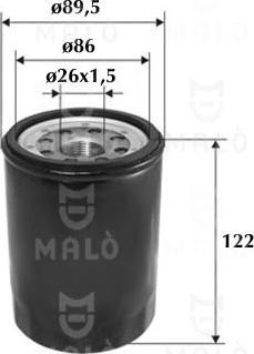 AKRON-MALÒ 1510160 - Масляний фільтр autozip.com.ua