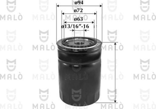AKRON-MALÒ 1510110 - Масляний фільтр autozip.com.ua