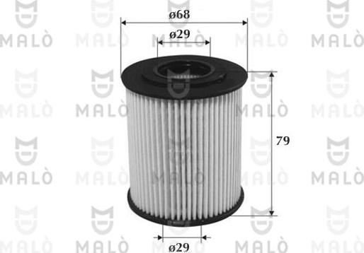 AKRON-MALÒ 1510112 - Масляний фільтр autozip.com.ua