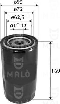 AKRON-MALÒ 1510131 - Масляний фільтр autozip.com.ua