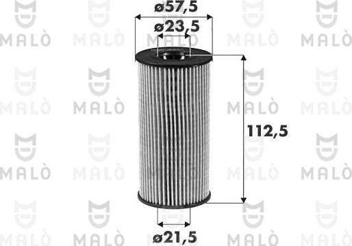 AKRON-MALÒ 1510248 - Масляний фільтр autozip.com.ua