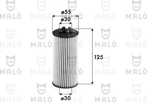 AKRON-MALÒ 1510252 - Масляний фільтр autozip.com.ua