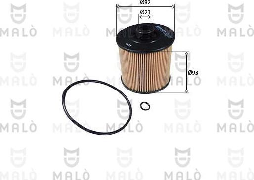 AKRON-MALÒ 1510261 - Масляний фільтр autozip.com.ua