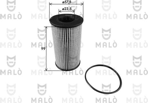 AKRON-MALÒ 1510236 - Масляний фільтр autozip.com.ua