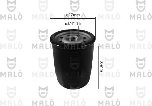AKRON-MALÒ 1510229 - Масляний фільтр autozip.com.ua