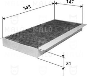 AKRON-MALÒ 1530092 - Фільтр, повітря у внутрішній простір autozip.com.ua