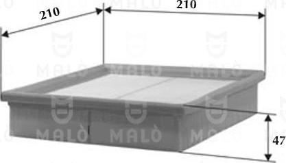 AKRON-MALÒ 1530191 - Фільтр, повітря у внутрішній простір autozip.com.ua
