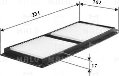 AKRON-MALÒ 1531991 - Фільтр, повітря у внутрішній простір autozip.com.ua