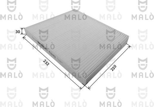 AKRON-MALÒ 1532401 - Фільтр, повітря у внутрішній простір autozip.com.ua