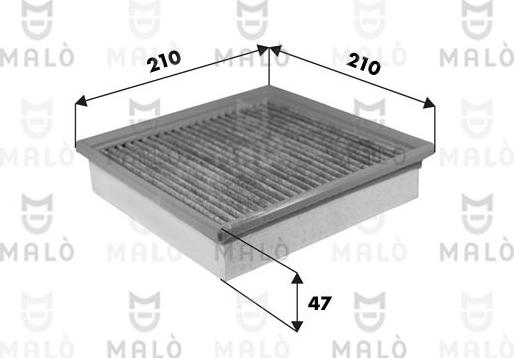 AKRON-MALÒ 1532522 - Фільтр, повітря у внутрішній простір autozip.com.ua