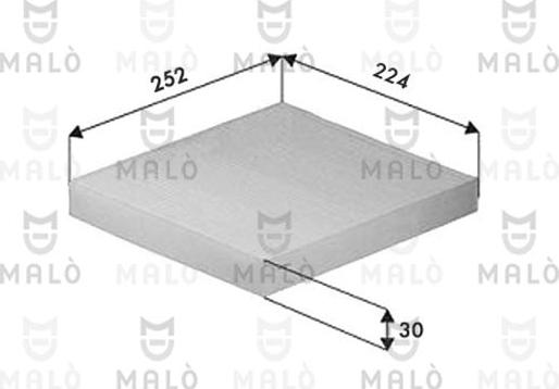AKRON-MALÒ 1532611 - Фільтр, повітря у внутрішній простір autozip.com.ua