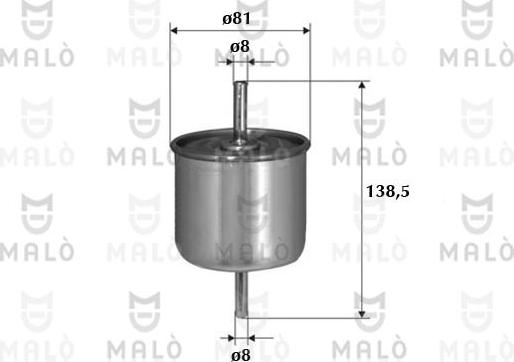 AKRON-MALÒ 1520097 - Паливний фільтр autozip.com.ua