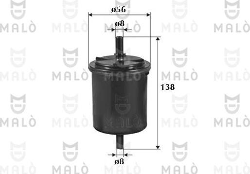 AKRON-MALÒ 1520041 - Паливний фільтр autozip.com.ua