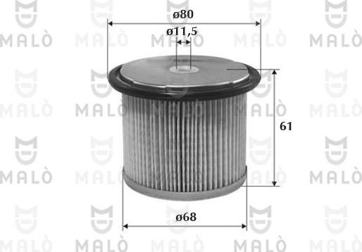 AKRON-MALÒ 1520055 - Паливний фільтр autozip.com.ua