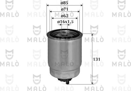 AKRON-MALÒ 1520050 - Паливний фільтр autozip.com.ua