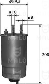AKRON-MALÒ 1520005 - Паливний фільтр autozip.com.ua