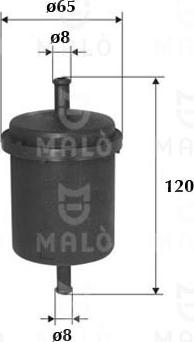 AKRON-MALÒ 1520020 - Паливний фільтр autozip.com.ua