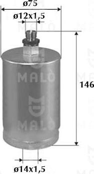 AKRON-MALÒ 1520145 - Паливний фільтр autozip.com.ua
