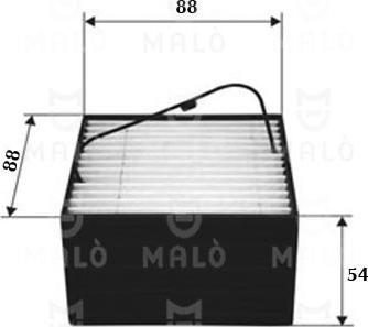 AKRON-MALÒ 1520141 - Паливний фільтр autozip.com.ua
