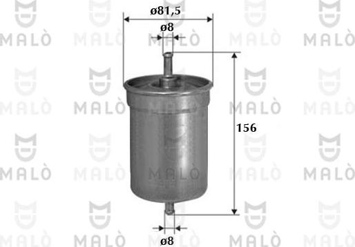AKRON-MALÒ 1520104 - Паливний фільтр autozip.com.ua