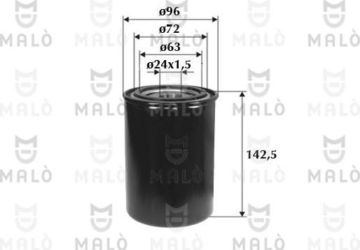 AKRON-MALÒ 1520103 - Паливний фільтр autozip.com.ua