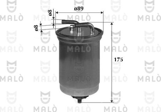 AKRON-MALÒ 1520107 - Паливний фільтр autozip.com.ua