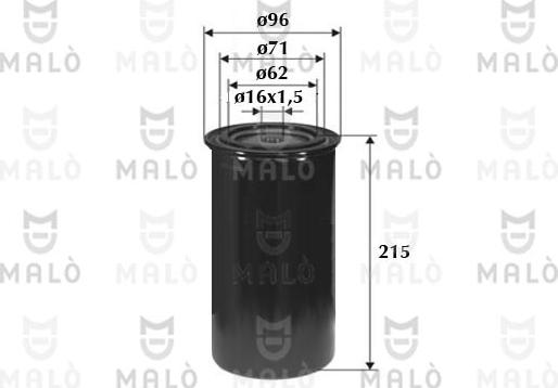 AKRON-MALÒ 1520119 - Паливний фільтр autozip.com.ua