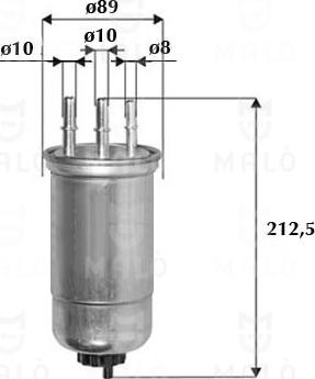 AKRON-MALÒ 1520181 - Паливний фільтр autozip.com.ua