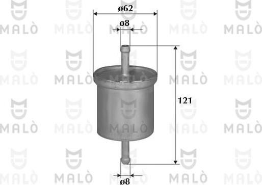 AKRON-MALÒ 1520131 - Паливний фільтр autozip.com.ua