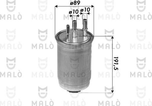 AKRON-MALÒ 1520253 - Паливний фільтр autozip.com.ua