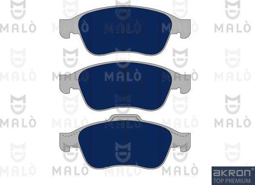 AKRON-MALÒ 1050995 - Гальмівні колодки, дискові гальма autozip.com.ua