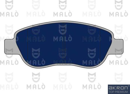 AKRON-MALÒ 1050989 - Гальмівні колодки, дискові гальма autozip.com.ua