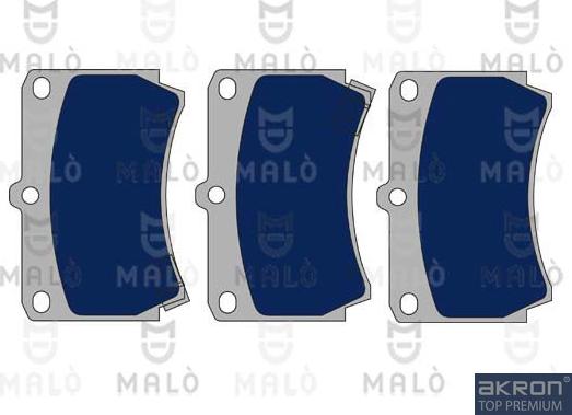 AKRON-MALÒ 1050971 - Гальмівні колодки, дискові гальма autozip.com.ua