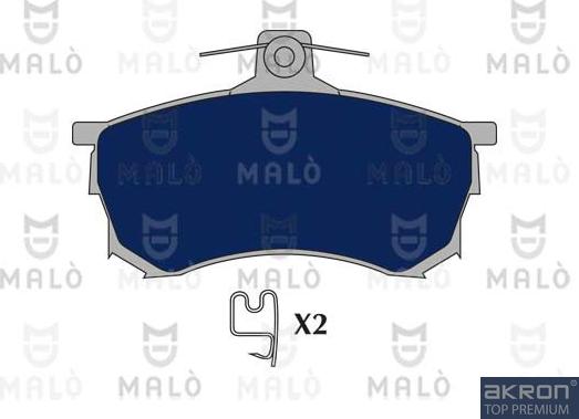 AKRON-MALÒ 1050561 - Гальмівні колодки, дискові гальма autozip.com.ua