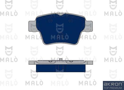 AKRON-MALÒ 1050098 - Гальмівні колодки, дискові гальма autozip.com.ua