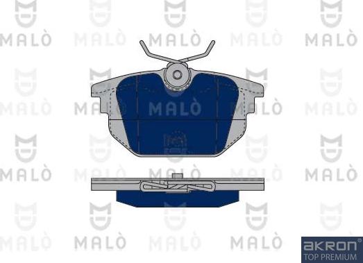 AKRON-MALÒ 1050047 - Гальмівні колодки, дискові гальма autozip.com.ua