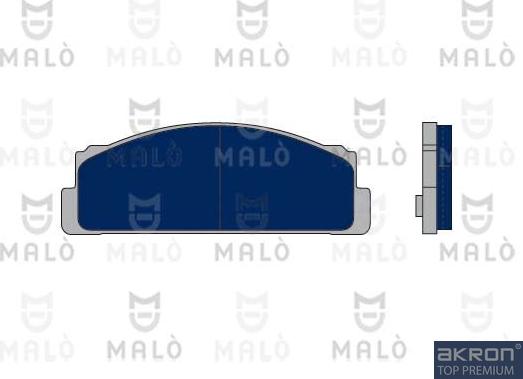 AKRON-MALÒ 1050059 - Гальмівні колодки, дискові гальма autozip.com.ua