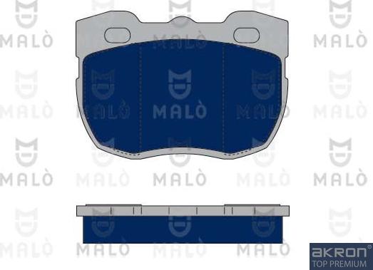 AKRON-MALÒ 1050053 - Гальмівні колодки, дискові гальма autozip.com.ua