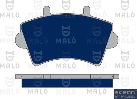 AKRON-MALÒ 1050069 - Гальмівні колодки, дискові гальма autozip.com.ua