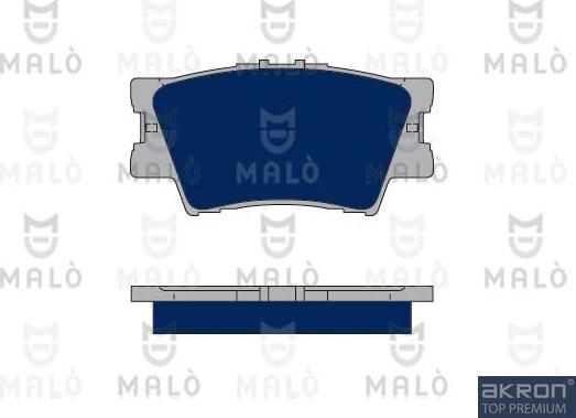 AKRON-MALÒ 1050084 - Гальмівні колодки, дискові гальма autozip.com.ua