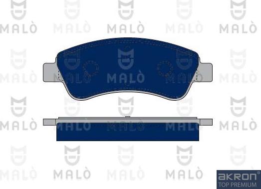 AKRON-MALÒ 1050038 - Гальмівні колодки, дискові гальма autozip.com.ua