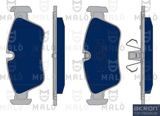 AKRON-MALÒ 1050021 - Гальмівні колодки, дискові гальма autozip.com.ua