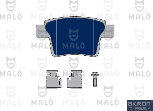AKRON-MALÒ 1050144 - Гальмівні колодки, дискові гальма autozip.com.ua